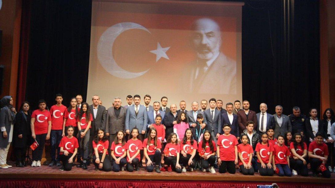 İstiklal Marşımızın Kabulü ve Mehmet Akif Ersoy'u Anma Programı
