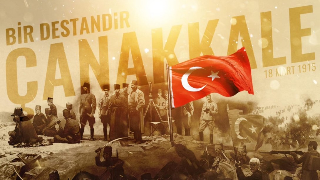 18 Mart Çanakkale Zaferi'nin 109. Yıl dönümünde başta Gazi Mustafa Kemal Atatürk ve silah arkadaşları olmak üzere tüm Şehitlerimizi rahmetle anıyoruz.