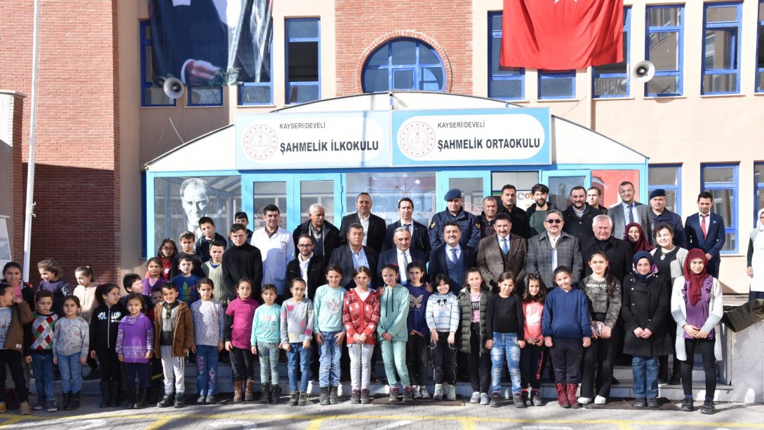 ŞAHMELİK İLK VE ORTAOKULUNA SPOR SALONU AÇILDI