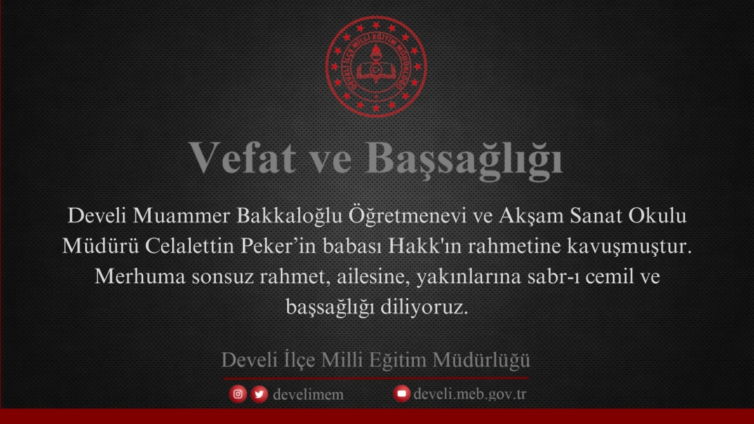 Develide Okullar Tatil mi?